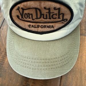 Von Dutch Khaki and Brown Hat